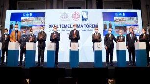 TMSF İLE İSTANBUL'DA YAPILACAK 6 OKULUN TEMELİ ATILDI