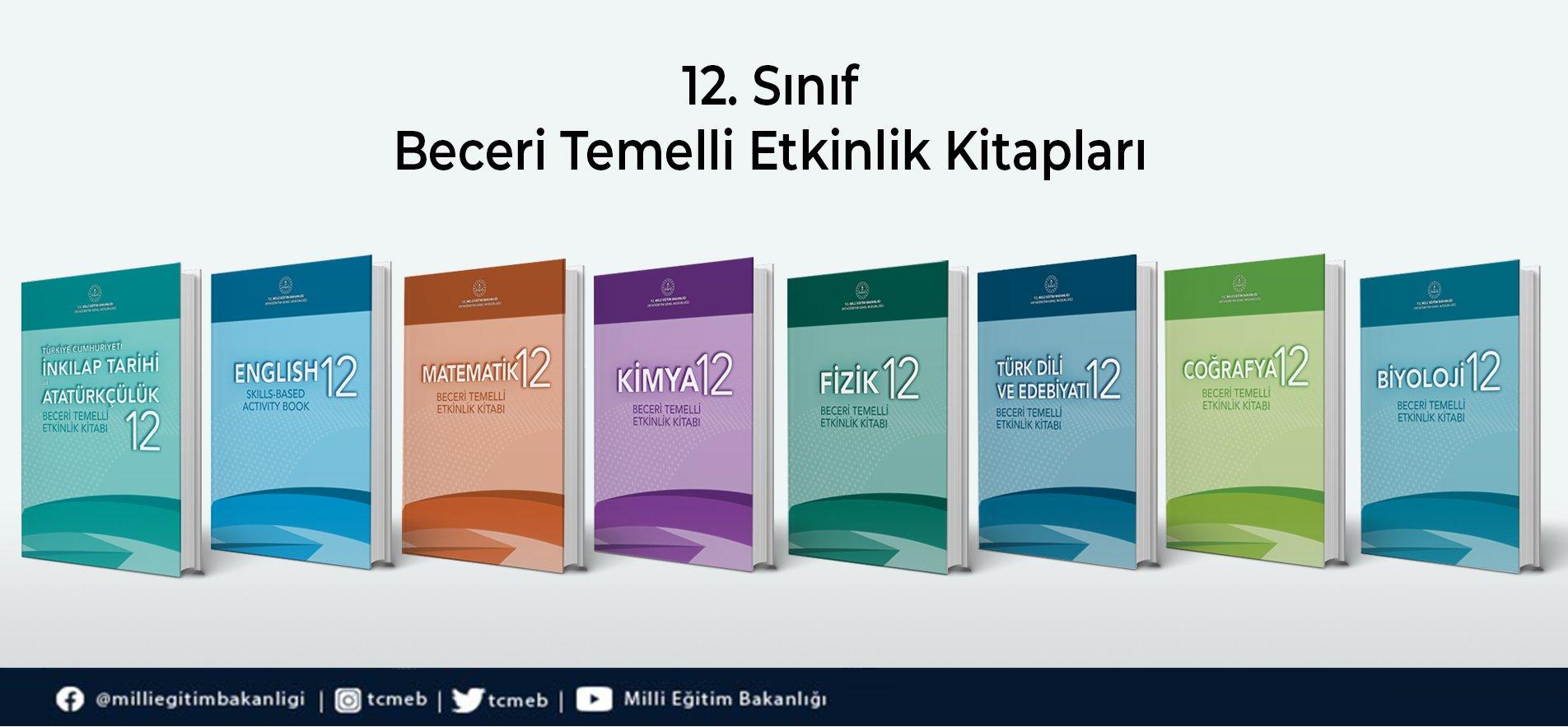 12. SINIF ÖĞRENCİLERİNE YÖNELİK BECERİ TEMELLİ ETKİNLİK KİTAP SETİ YAYIMLANDI