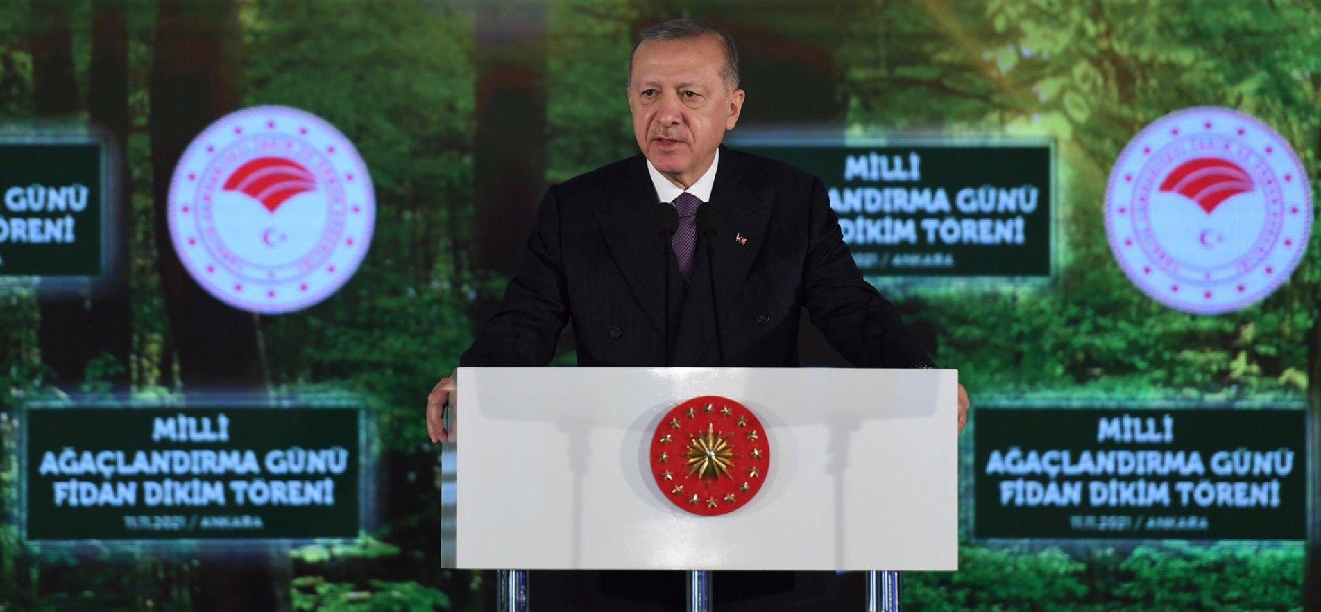 CUMHURBAŞKANI ERDOĞAN ÖĞRETMENLER GÜNÜ İÇİN FİDAN BAĞIŞ KAMPANYASI BAŞLATILDIĞINI DUYURDU