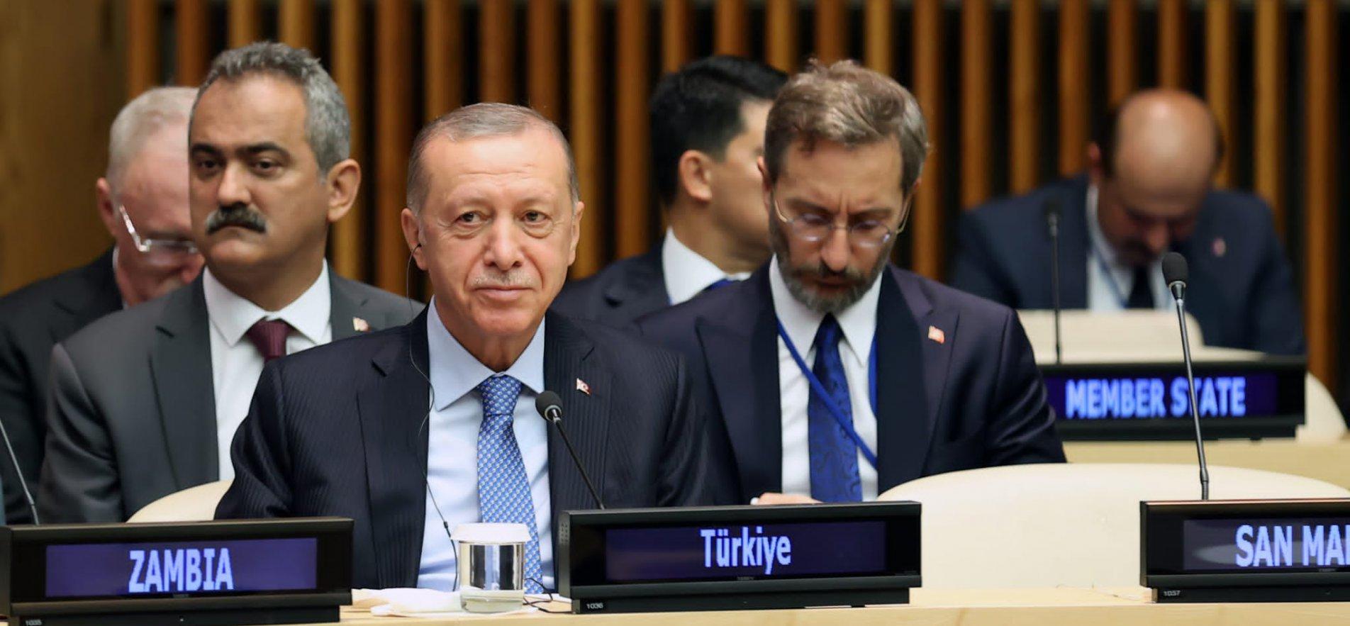 PRESIDENT ERDOĞAN AND MINISTER ÖZER ATTENDED THE TRANSFORMING EDUCATION SUMMIT ORGANIZED IN UN TRUSTEESHIP COUNCIL IN NEW YORK