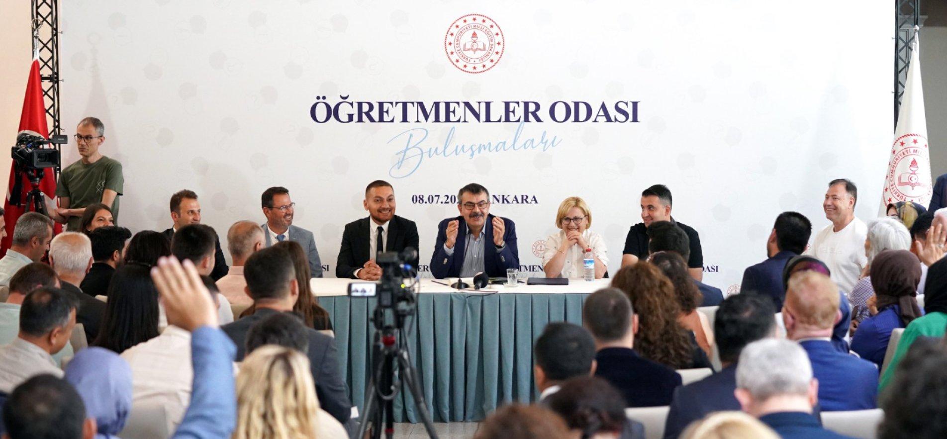 MINISTER TEKİN: OUR GREATEST STRENGTH IN THE DECISION-MAKING PROCESSES IS OUR TEACHERS