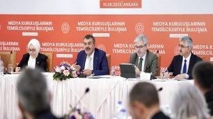 MINISTER TEKİN MEETS WITH THE REPRESENTATIVES OF MEDIA ORGANIZATIONS IN ANKARA